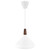 DFTP Nori 27 White Metal With Wood Pendant Light