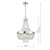 Dar Lighting Alyssa 9 Light Polished Chrome and Glass Feature Pendant Light