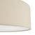 Dar Lighting Cierro 4 Light Taupe with Opal Diffuser 60cm Flush Ceiling Light