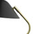 Dar Lighting Erna Polished Brass and Satin Black Table Lamp