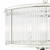 Dar Lighting Eveyln 3 Light Polished Nickel and Glass Feature Pendant Light
