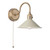 Dar Lighting Hadano Natural Brass with Cashmere Shade Wall Light