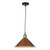 Dar Lighting Kinsley 30cm Rust/Umber Gloss Easy Fit Shade Only