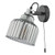 Dar Lighting Rhode Polished Chrome and Smoked Glass Adjustable Wall Light