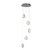 Searchlight Quartz 5 Light Bubble Glass Cluster Pendant 