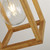 Searchlight Square Woven Bamboo Wood Pendant Light 