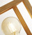 Searchlight Square Woven Bamboo Wood Table Lamp 