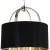 Searchlight Madrid Black Shade LED Pendant Light 