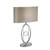Searchlight Loopy Chrome With White Shade Table Lamp 
