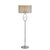 Searchlight Lighting Loopy Chrome With White Shade Floor Lamp