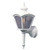 Cassiopeia Matt White with Clear Glass Outdoor IP23 Wall Light