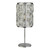 Searchlight Bijou Polished Chrome with Crystal Table Lamp 