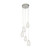 Searchlight Cyclone 5 Light Clear Glass Cluster Pendant 