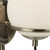 Searchlight Sphere Antique Brass with Opal Glass Shades Wall Light 