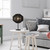 Searchlight Wicker Black Wicker with Black Body Table Lamp 