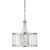Searchlight Victoria 5 Light Chrome with Crystal Drum Pendant Light 