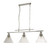 Searchlight Pyramid 3 Light Chrome with Clear Glass Bar Pendant Light 