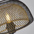 Searchlight Honeycomb Black and Gold Wire Mesh Table Lamp 