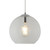 Searchlight Balls Chrome and Clear Glass 25cm Round Pendant Light