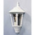 Virgo Matt White Aluminium Flush Half Lantern Wall Light