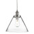 Searchlight Pyramid Chrome and Clear Glass Pendant Light