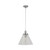 Searchlight Pyramid Chrome and Clear Glass Pendant Light 