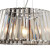 Searchlight Tiara 5 Light Chrome with Clear Crystal Glass Pendant Light 