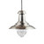 Searchlight Fisherman Satin Silver with Clear Glass Pendant Light