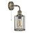 Searchlight Pipes Antique Brass with Seeded Glass Wall Light 