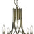 Searchlight Ascona 8 Light Antique Brass with Clear Glass Pendant Light 