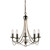 Searchlight Maypole 5 Light Antique Brass Pendant Light