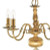 Searchlight Flemish 5 Light Antique Brass Pendant Light 