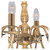 Searchlight Flemish 8 Light Antique Brass Pendant Light 