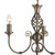 Searchlight Zanzibar 3 Light Antique Brass Pendant Light 