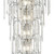 Searchlight Waterfall 13 Light Chrome and Clear Crystal Tier Chandelier 