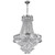 Searchlight Versailles 9 Light Chrome and Clear Crystal Pendant Light
