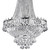Searchlight Versailles 9 Light Chrome and Clear Crystal Pendant Light 