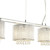 Searchlight Elise Ii 4 Light Chrome and Crystal Bar Pendant Light 