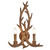 Searchlight Stag 2 Light Antler Wall Light