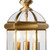 Searchlight Bevelled 3 Light Antique Brass with clear Bevelled Glass Lantern 