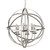 Searchlight Orbit 6 Light Satin Silver Orb Pendant Light 