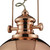 Searchlight Louisiana Copper with Clear Lens Industrial Pendant Light 