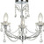 Searchlight Autumn 3 Light Chrome with Crystal IP44 Bathroom Chandelier 