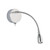 Searchlight Flexi Wall Polished Chrome Adjustable LED Reading Wall Light