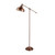 Searchlight Macbeth Antique Copper Industrial Adjustable Floor Lamp