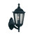 Searchlight Alex Black Outdoor Upwards Wall Light