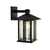 Searchlight Venice Black with Water Glass Outdoor Wall Light