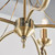 Endon Lighting Trafford 5 Light Antique Brass Pendant Light