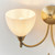 Endon Lighting Alton 2 Light Antique Brass with Opal Glass Wall Light