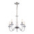 Endon Lighting Parkstone 5 Light Polished Chrome with Glass Ball Pendant Light